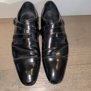 Louis Vuitton Black Leather Oxfords